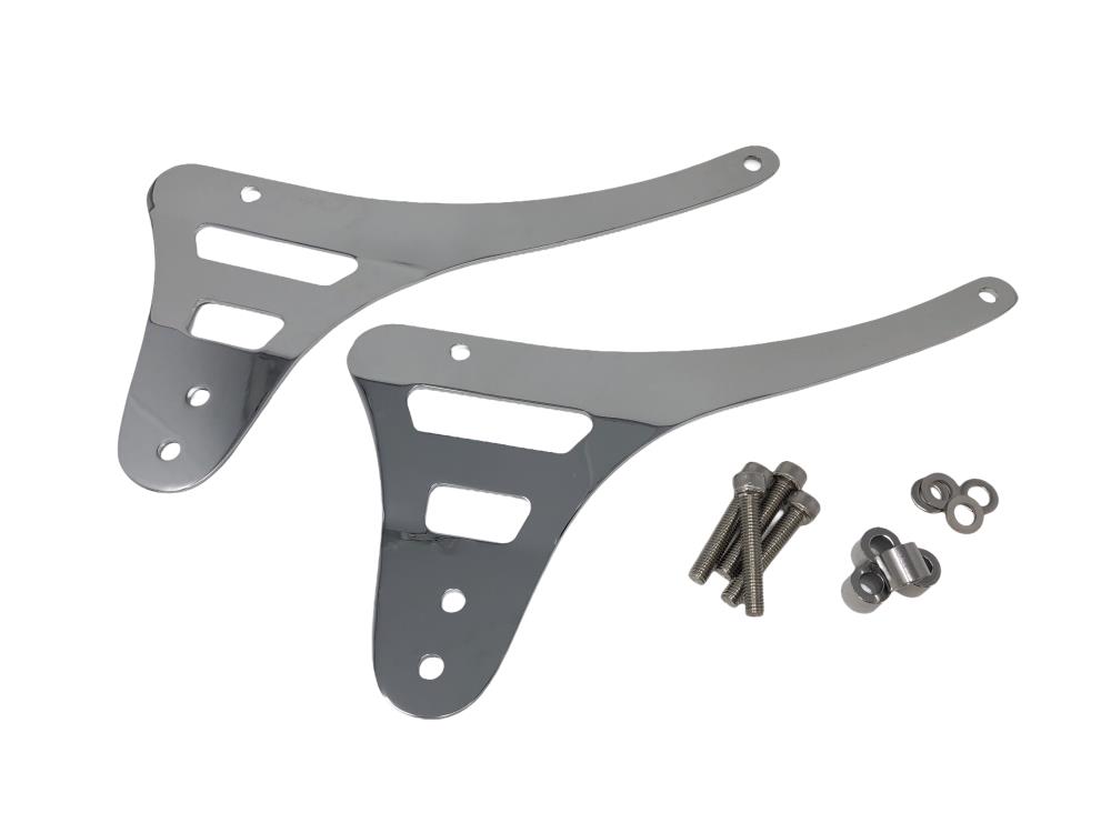 Highway Hawk Sissy Bar brackets in chrome suitable for Yamaha XVS 1100 Drag Star Classic 522-1039/2039/3039/4039/6039
