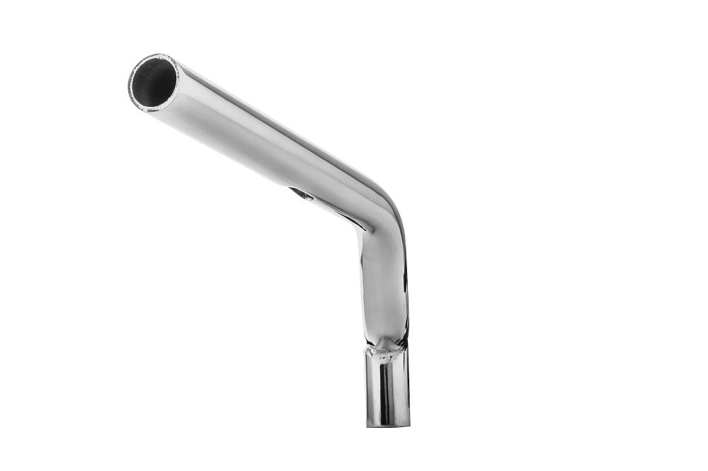 Highway Hawk Handlebar "Tracker"  760 mm wide 80mm high for "1" (25,4 mm) clamping with 3 holes chrome TÜV