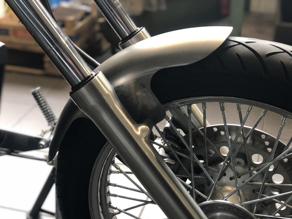 Motorcycle Fender "Short" for Honda VT 600 Shadow steel row
