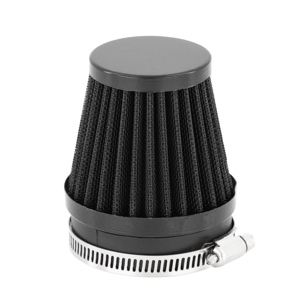 Highway Hawk Air filter with black-plated end cap 60mm diameter