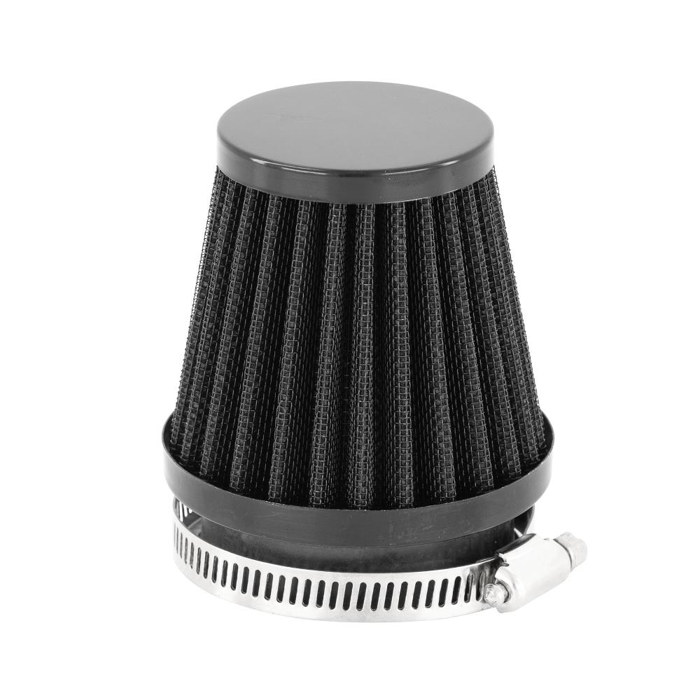 Highway Hawk Air filter with black-plated end cap 52/53/54mm diameter