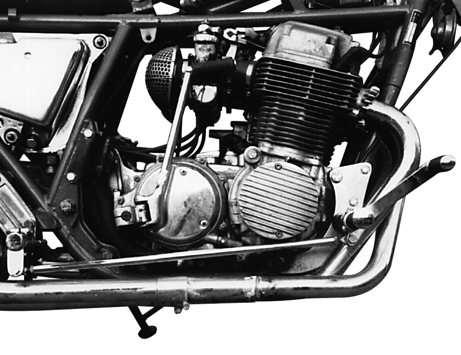 Sistema di poggiapiedi avanzato da 35 cm per Honda CB 750 Four K0 - K6 TÜV