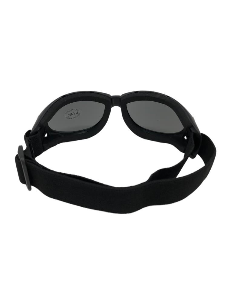 Highway Hawk Motorcycle glasses/ sunglasses "with black glass and including bag"