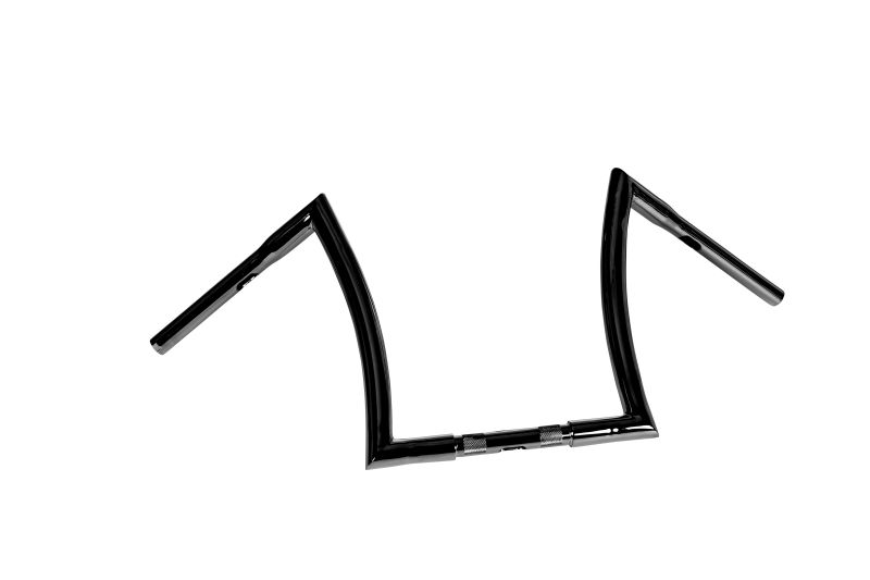 Highway Hawk Handlebar "Bad Ape" 800 mm wide 360 mm high for "1" (25,4 mm) clamping with 3 holes dull black TÜV
