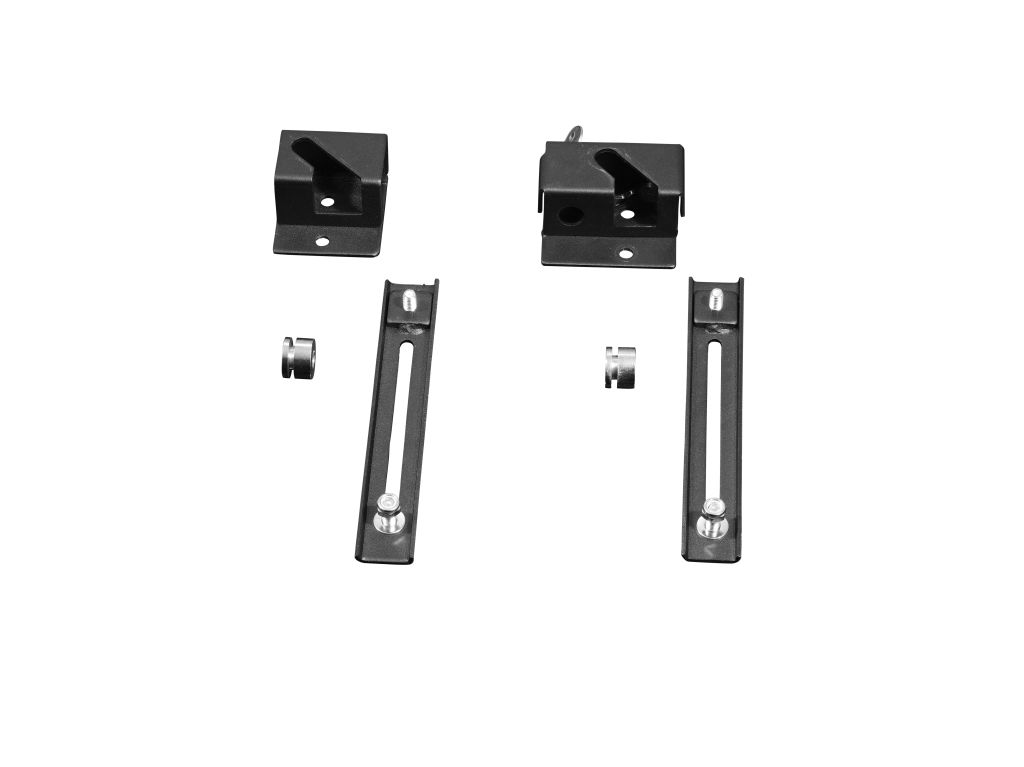 Highway Hawk Quick release system black for saddlebags complete with lock (2 Pcs)