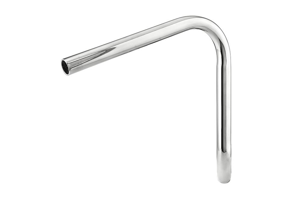 Highway Hawk Handlebar "Bad Ape 30" 700 mm wide 300 mm high for "1" (25,4 mm) clamping with 3 holes chrome TÜV