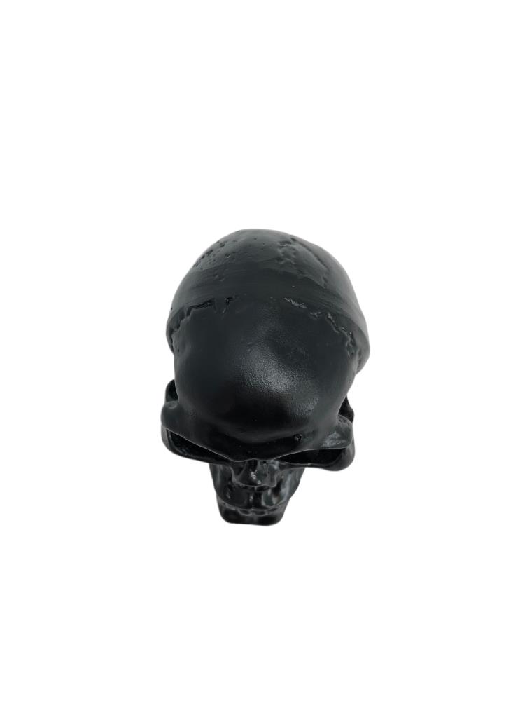 Highway Hawk Motorcycle Ornament/ Figure "Skull" 5,5 cm high in black
