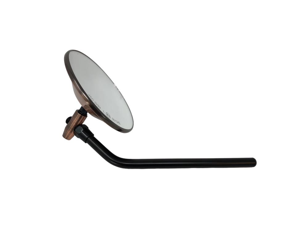 Highway Hawk motorcycle mirror "Retro" M10x1,25, Without Yamaha adapter / E-tested (1 piece)