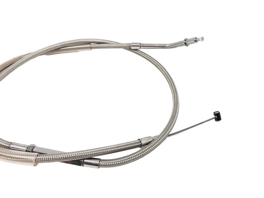 Highway Hawk cable de embrague flexible de acero + 15 cm Yamaha XV 1600 Wild Star