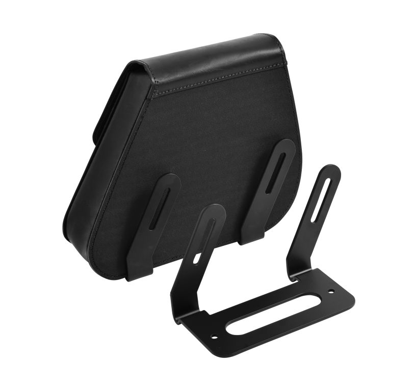 Highway Hawk Saddlebag carrier set in black (2 Pcs) for 66-025AB - for medium to big saddlebags with a volume of 12.5l and more