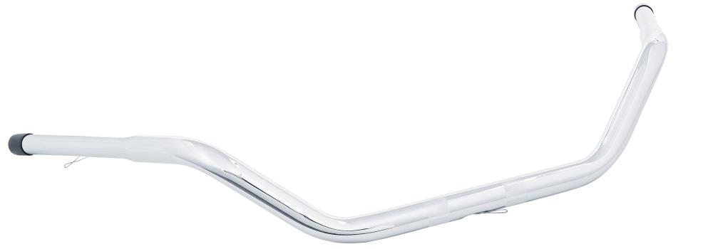 Highway Hawk Handlebar "Fat Custom" 900 mm wide 140 mm high for "1 1/4"" (32 mm) clamping with 3 holes chrome TÜV