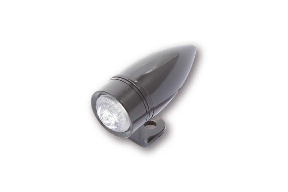 HIGHSIDER LED-Blinker MONO-BULLET SHORT, schwarz