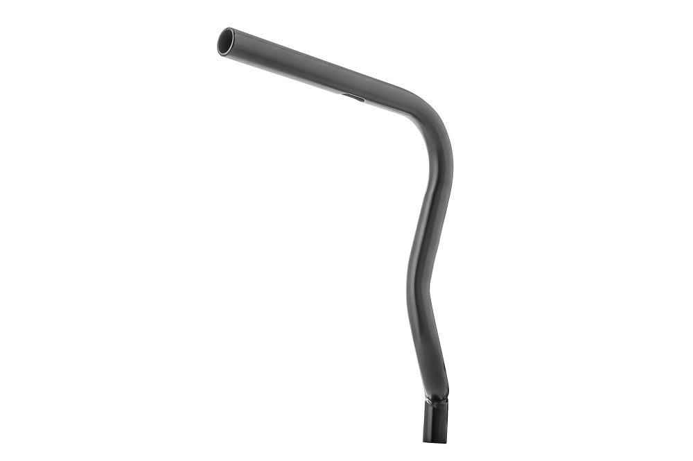 Highway Hawk Handlebar "Cube"  680 mm wide 295mm high for "1" (25,4 mm) clamping with 3 holes black dull TÜV