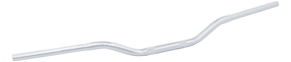 Highway Hawk handlebars "Fighter" 920 mm wide 60 mm high for "1" (25.4 mm) clamping with taper to "7/8"" (22 mm) in the grip area chrome TÜV