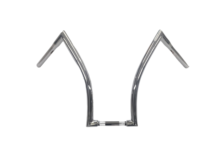 Highway Hawk Handlebar "Bad Ape" 800 mm wide 440 mm high for "1" (25,4 mm) clamping with 3 holes chrome TÜV