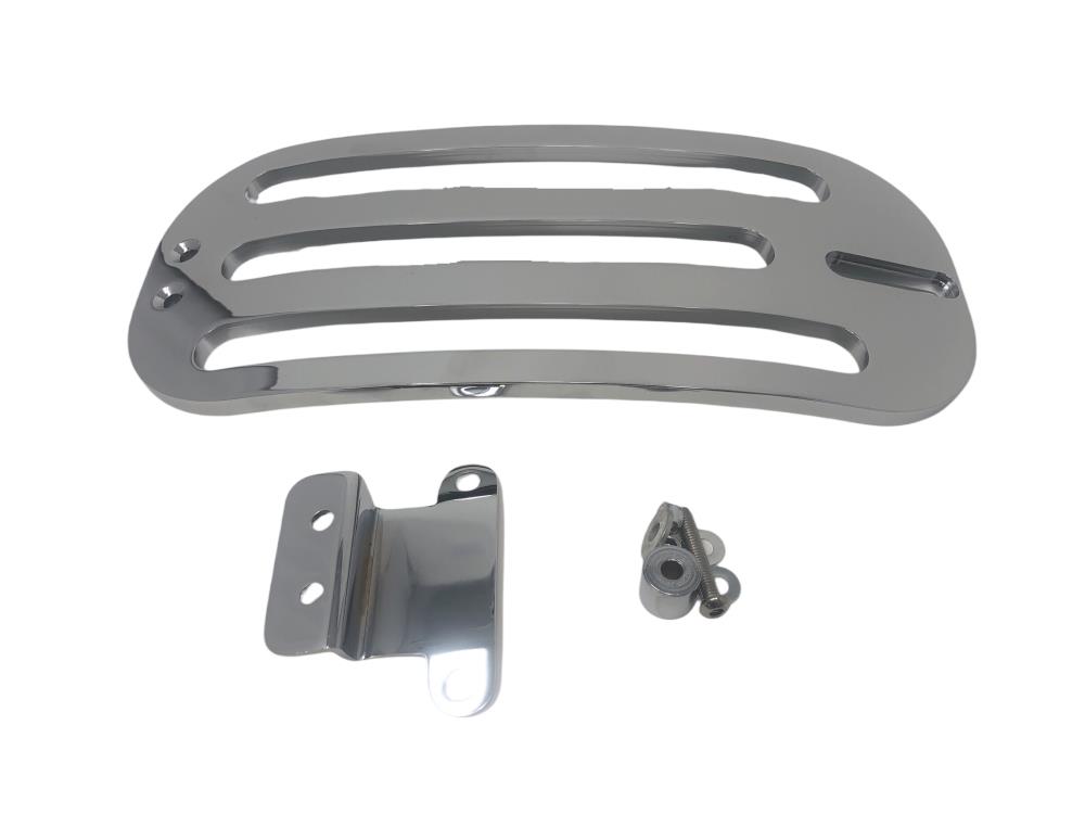 Highway Hawk Solo rack "Billet" chrome - complete with brackets for Triumph THUNDERBIRD 1600A '09 - '14