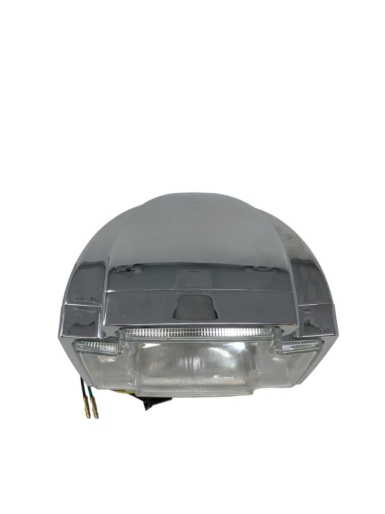 Highway Hawk Headlight "Gothic" with E-mark H4 12V605W - chrome