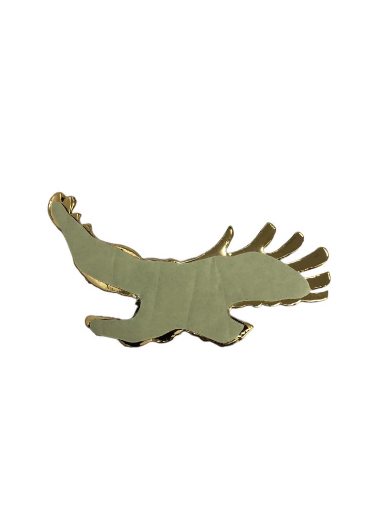 Highway Hawk emblema "Eagle" en oro 11cm de ancho para pegar