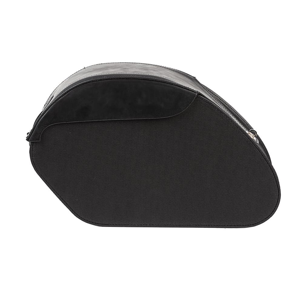 Ledrie saddlebags "Rigid" leather black with buckles W = 52cm D= 18cm H= 30,5cm 18 liters (1 Set)