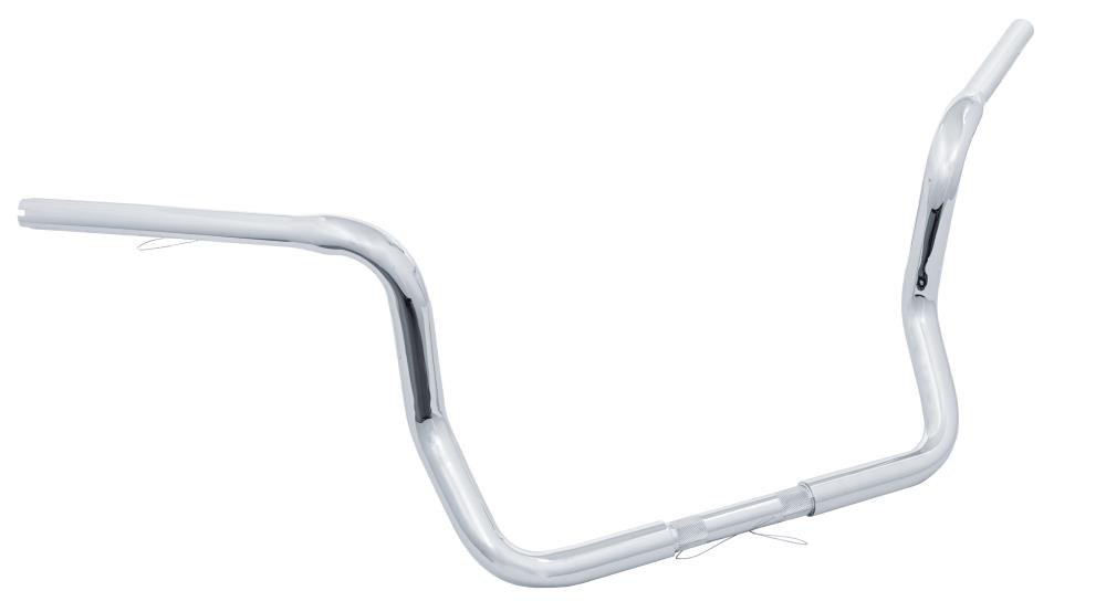 Highway Hawk Handlebar "Narrow" 940 mm wide 280 mm high for "1" (25,4 mm) clamping with 3 holes chrome TÜV