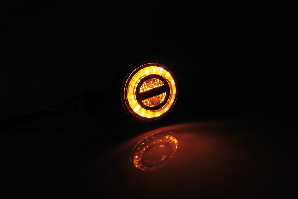 HIGHSIDER ROCKET BULLET Indicador LED, cristal tintado, par, homologado E.